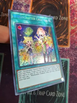 Yu-Gi-Oh! Witchcrafter Creation INCH-EN020 Secret Rare 1st Edition Near Mint - Image 2
