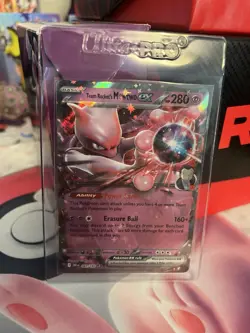 Pokemon TCG Team Rockets Mewtwo EX Double Rare Card 081/182 Destined Rivals - Image 1