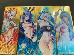 WES - Goddess Story Gold METAL Card - Serial Number #007/100! Anime Girls - Image 2