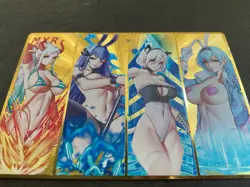 WES - Goddess Story Gold METAL Card - Serial Number #007/100! Anime Girls - Image 3
