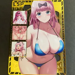 Goddess Story Gold METAL Card - Maiden Party - Serial Number #/200! Anime Bikini - Image 1