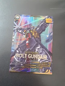 BOLT GUNDAM FQ02-014 Parallel Gundam Arsenal Base Card Neo Russia Foil P Rare - Image 1