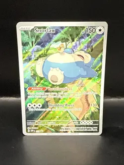 Pokemon Card Snorlax SVP EN 051 Scarlet & Violet 151 Promo Holo SVP051 A - Image 1