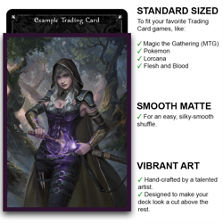 Valindra - Queen's Vanquisher - MTG Size - 100 Smooth Matte Card Sleeves - Image 2