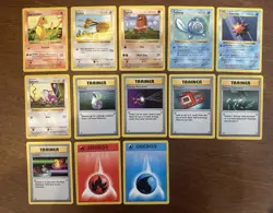 Base Set Shadowless Lot of 13 Vintage Pokemon TCG Cards - Image 1