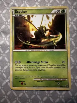 Scyther - 36/90 Uncommon - 2010 Heartgold & Soulsilver - Pokemon Card Non Holo - Image 1
