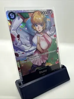 Stussy OP07-085 SR ONE PIECE Tcg Card Game NM Black - Image 2