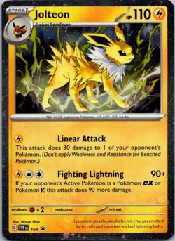 Jolteon - (Cosmos Holo) Rare SV: Scarlet & Violet Promo Cards 169 NM - Image 1
