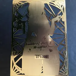WES - Goddess Story Gold METAL Card - Serial Number #071/200! Makima Bikini - Image 1