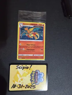 Special Delivery Charizard Pokemon Center Promo Card Sealed SWSH075 - SAFE SHIP - Image 1