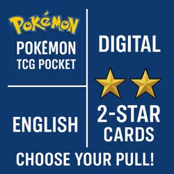 Pokemon TCG Pocket | Digital ⭐⭐ 2-Star Cards | English | Choose Your Pull! - Image 1