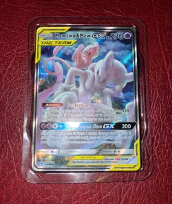 Mewtwo & Mew GX SM191 Sm Holo Near Mint Card - Image 1