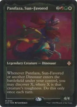 MTG Lost Caverns of Ixalan Commander - Pantlaza, Sun-Favored (Thick) - Image 1