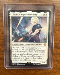 Cloud, Midgar Mercenary - Final Fantasy MTG Magic The Gathering - FFVII - NM - Image 1