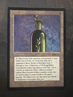 *** ARABIAN NIGHTS Bottle of Suleiman *** NM-Mint Beauty! - NO DUTY - MtG Magic - Image 1