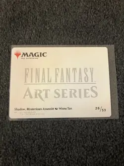 Magic The Gathering MTG - Shadow, Mysterious Assassin (Final Fantasy Art Series) - Image 2