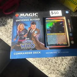 Magic The Gathering Doctor Who Commander Deck Universes Beyond Timey-Wimey NEW 195166228815 - Image 1