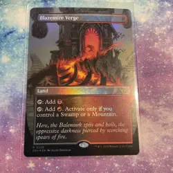 Blazemire Verge (FOIL) x1 - MTG Duskmourn: House of Horror DSK #329 - Image 1