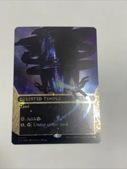 Deserted Temple (0101) (Borderless) Edge of Eternities GALAXY FOIL - Image 1