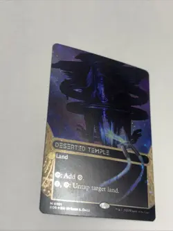 Deserted Temple (0101) (Borderless) Edge of Eternities GALAXY FOIL - Image 2