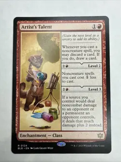 MTG - Artist's Talent - Rare Regular #124 NM Bloomburrow - Image 1