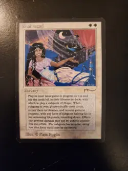 Shahrazad Magic: the Gathering Arabian Nights Excellent Condition English - Image 1