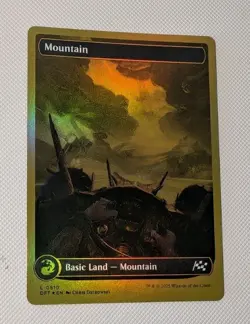 MTG *FOIL 1ST PLACE* Aetherdrift MOUNTAIN #510 NM - Image 1