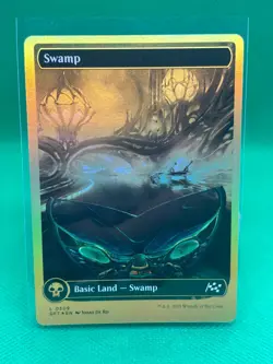 MTG Swamp (0509) (First-Place Foil) FOIL - DFT Aetherdrift - Image 1