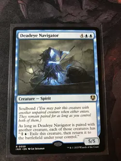 MTG Deadeye Navigator Innistrad Remastered INR 0059 Rare NM - Image 1