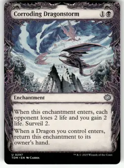 MTG | Corroding Dragonstorm (Showcase) | (NM) Tarkir: Dragonstorm - Image 1