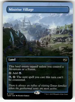MTG | Mistrise Village (Borderless) | (NM) Tarkir: Dragonstorm - Image 1