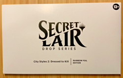 MTG Secret Lair: City Styles 2: Dressed to Kill RAINBOW FOIL - Sealed - Image 1
