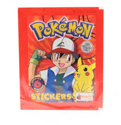 1999 Topps Merlin Pokemon Stickers Series 1 Factory Sealed Booster Pack - Image 1