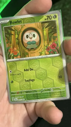 Pokemon TCG Rowlet (Reverse Holo) - Shrouded Fable 003/064 - Pack Fresh! - Image 1