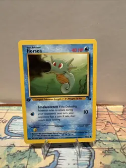 Pokemon Horsea - WOTC Fossil Set Common 49/62 1st edition 1999 - Image 1