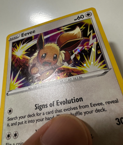 Pokemon Eevee SWSH118 Black Star Promo 🌀 HD GALAXY SWIRL 🌀 S1 - Image 3