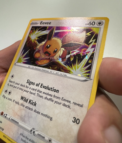 Pokemon Eevee SWSH118 Black Star Promo 🌀 HD GALAXY SWIRL 🌀 S1 - Image 4