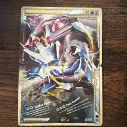 Palkia & Dialga Legend 101/102 and 102/102 Triumphant Holo Pokemon Top & Bottom - Image 1