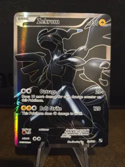 Pokemon TCG Zekrom 114/114 Full Art Holo Black & White Base Set 🌟🌟🌟 - Image 1