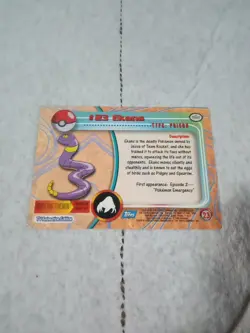 Ekans #23 1999 Topps Pokemon TV Animation Edition - Image 2