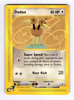 Doduo Aquapolis #073 (2003) Common HP Pokemon - Image 1