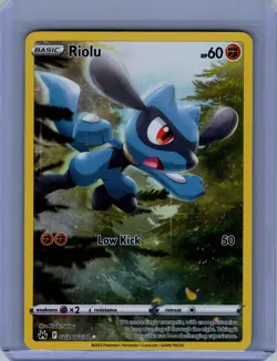 Pokemon Crown Zenith: Galarian Gallery #GG26/GG70 Riolu Near Mint or Better - Image 1
