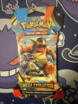 Pokemon Mega Evolution Sleeved Booster Pack - Image 1