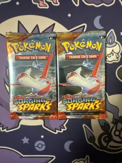 Pokemon TCG Surging Sparks Booster Pack X2 - Image 1
