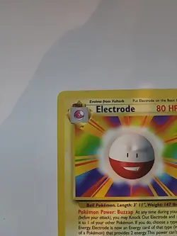 Pokemon TCG Electrode 25/130 Base Set 2 Non Holo Rare 1999 Vintage WoTC - Image 3
