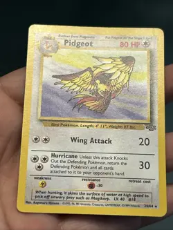 Pokemon TCG Pidgeot 1999 Jungle 24/64 Unlimited Non-Holo Rare- LP - Image 2