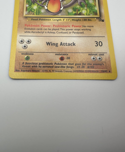 Pokemon Fossil Aerodactyl 16/62 Unlimited Regular Rare Pokemon TCG LP - Image 4