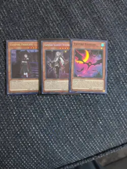 Yu-Gi-Oh Vampire Lot of 13, Vampire Fraulein, Scarlet Scourge, Familiar - Image 1