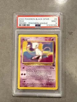 Pokemon TCG Mew Black Star Promos Card 8 Rare Wizards Black Star Promos PSA 9 - Image 1