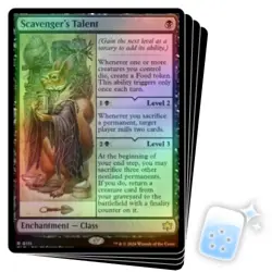 FOIL SCAVENGER'S TALENT X4 Bloomburrow BLB Magic MTG MINT CARD - Image 1